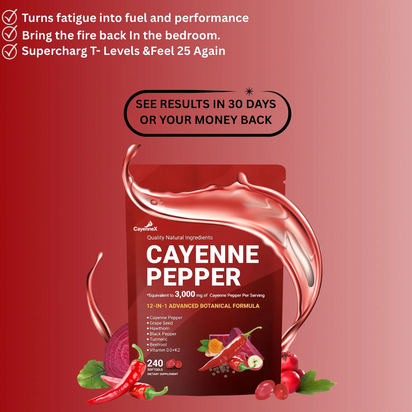 CayenneX TM   Cayenne Pepper Capsules