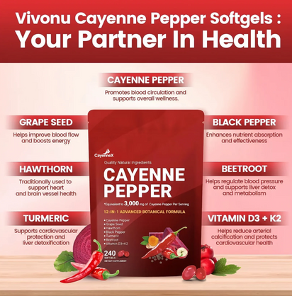 CayenneX TM   Cayenne Pepper Capsules