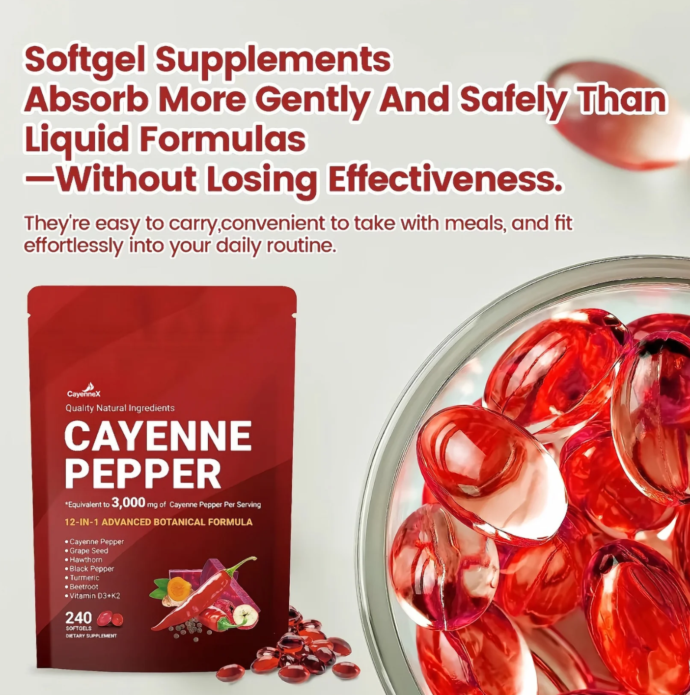 CayenneX TM   Cayenne Pepper Capsules